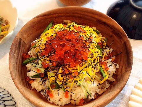 おせちリメイク 筑前煮の残りでちらし寿司 レシピ 作り方 By Mansherry 楽天レシピ